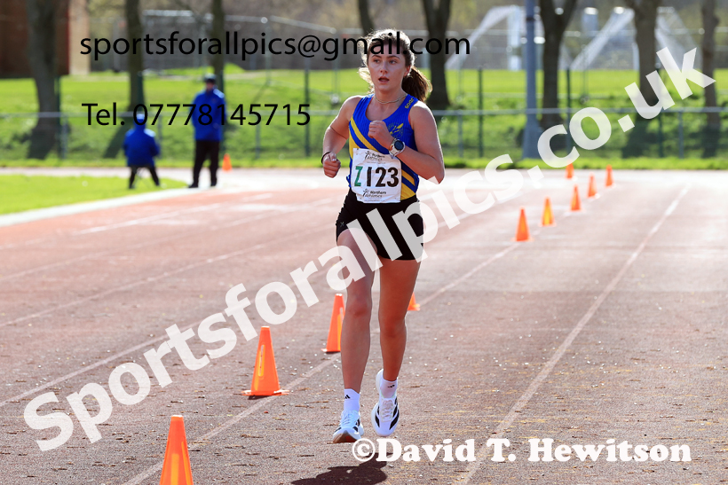 Senior Womens 6 Stage Road Relay, 2026 Northern Mens 12 and Womens 6 Stage Road Relays and Young Athletes 5k, Sheepmount Stadium, Carlisle. Photo: David T. Hewitson/Sports for All Pics
